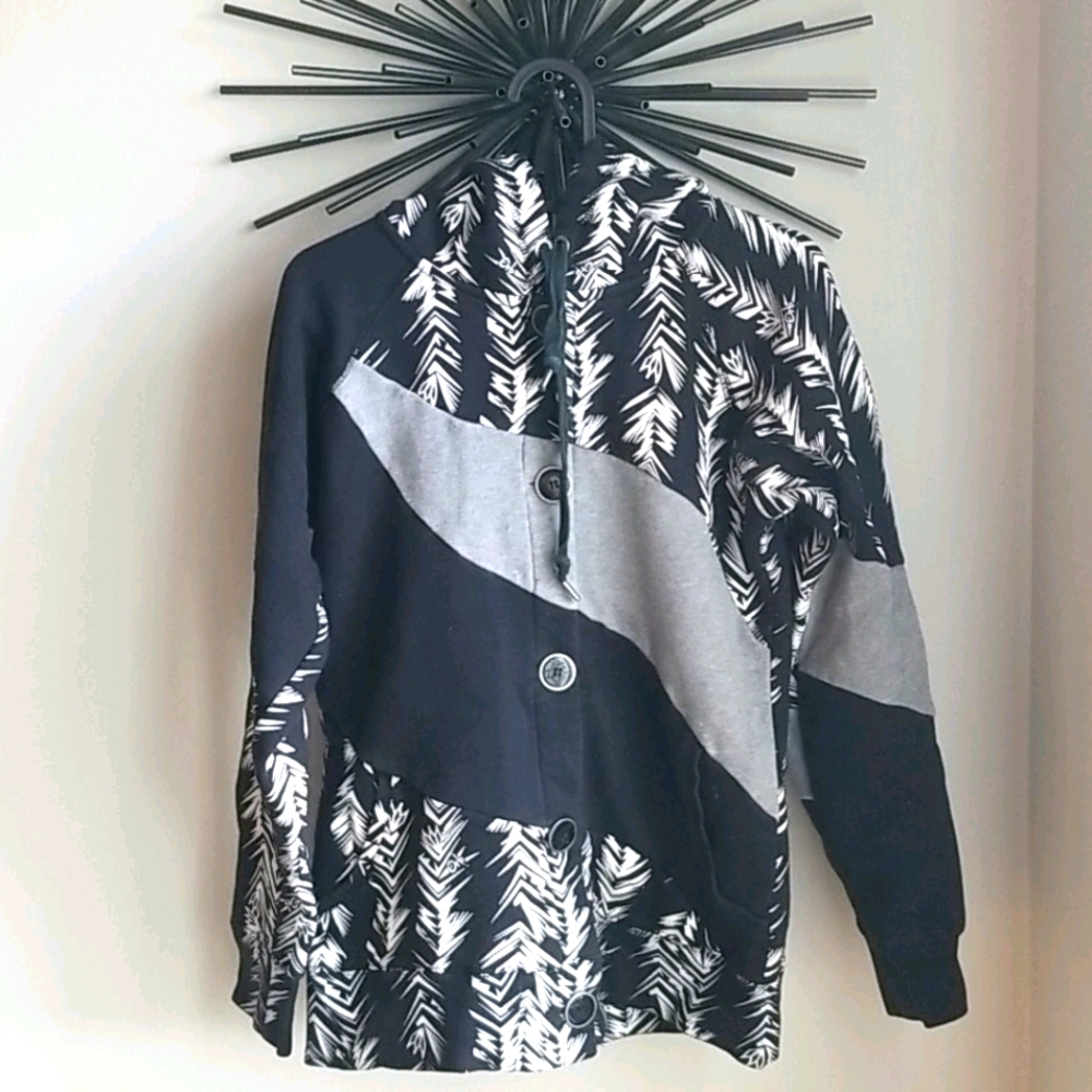 ORB button up hoodie